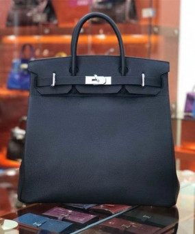 에르메스 버킨 오따꾸르와 카반 은장 40cm 토고 가죽